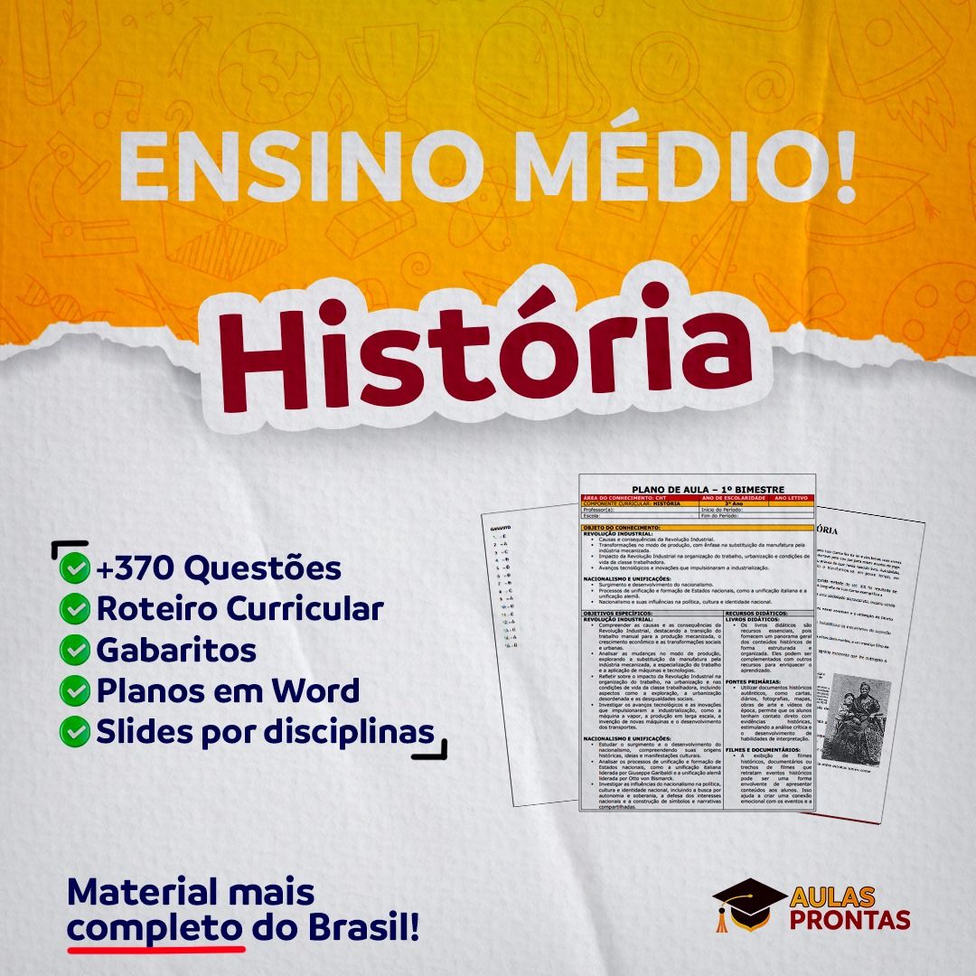 HISTÓRIA - PLANEJAMENTOS E ATIVIDADES - BNCC