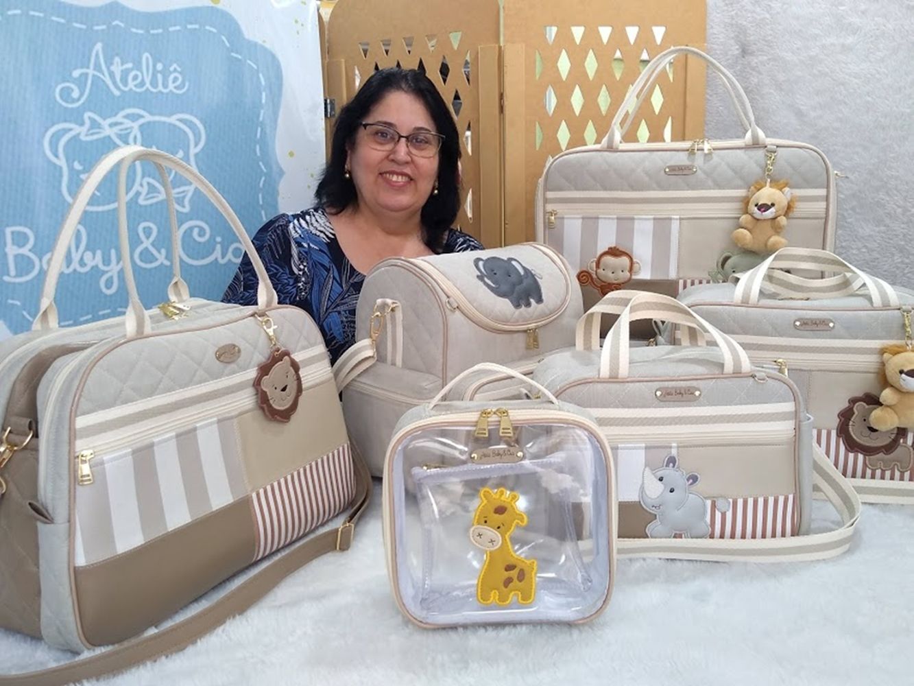 Curso Kit Bolsas Maternidade Safari