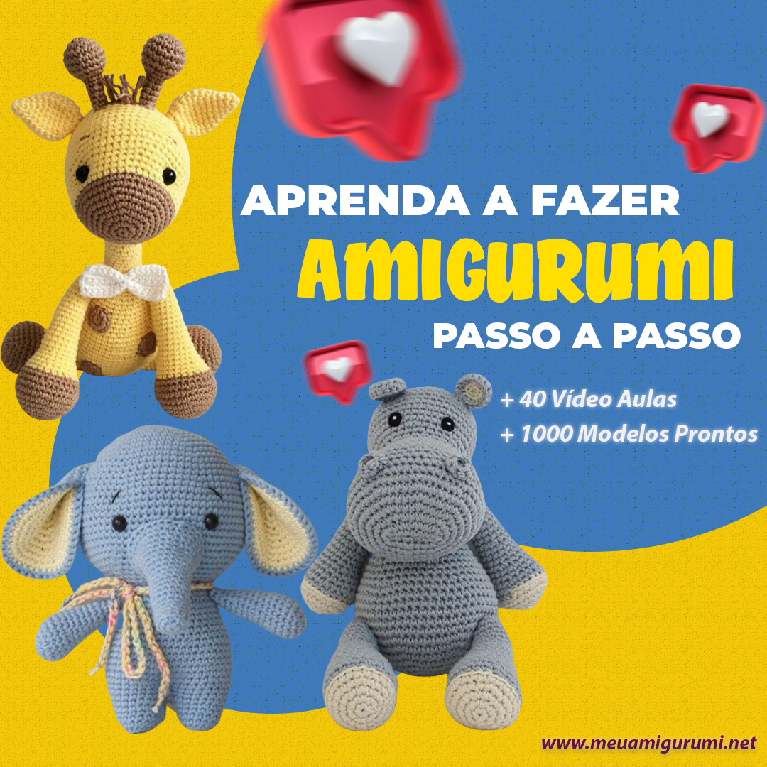 Aprenda Amigurumi Passo a Passo